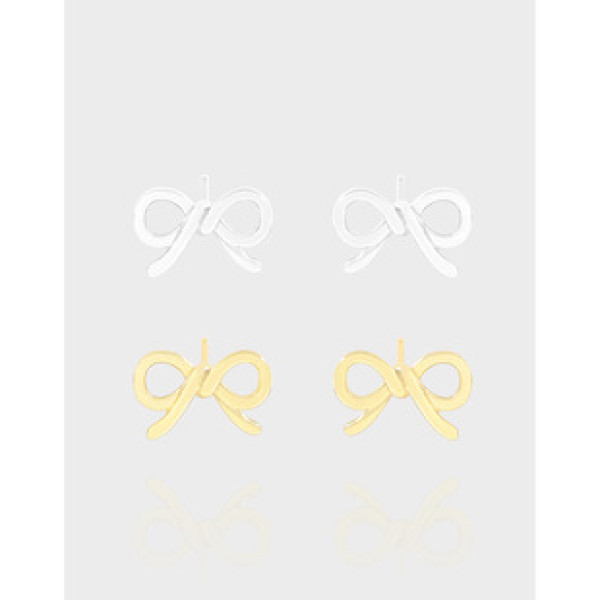 A40529 design hollowed butterfly quality stud sterling silver s925 earrings