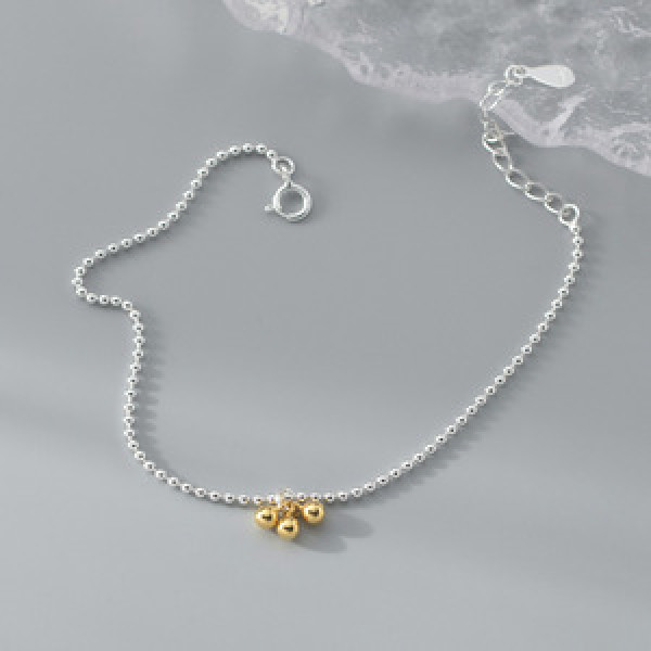 A45922 s925 silver trendy sweet charm bracelet