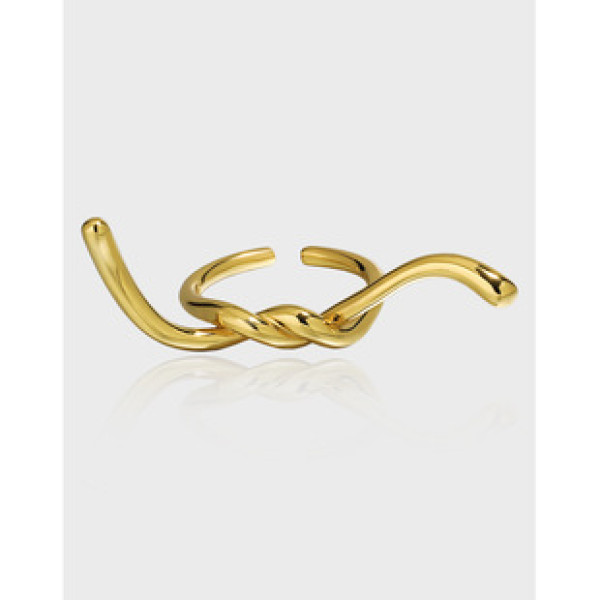 A38669 design simple bar rope s925 sterling silver adjustable ring