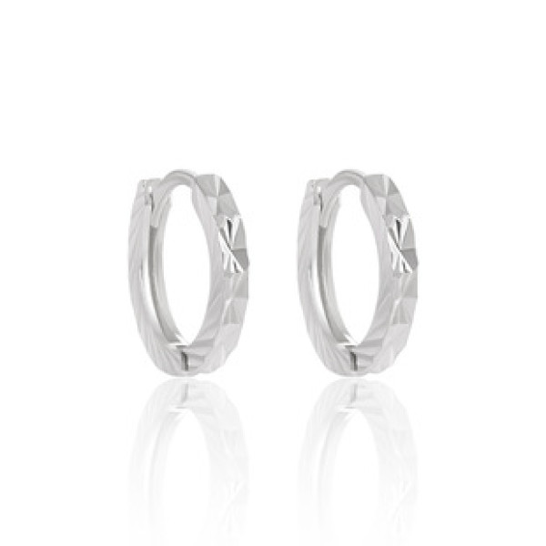 A42384 unique elegant simple design s925 sterling silver earrings
