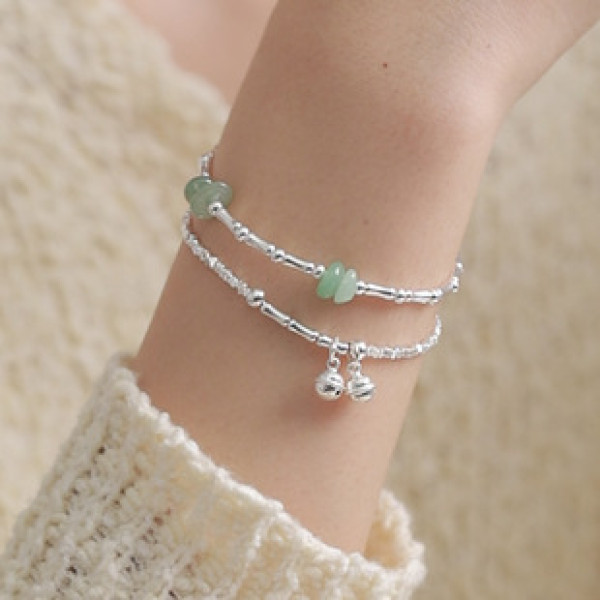 A39734 s925 sterling silver design charm elegant dainty bracelet