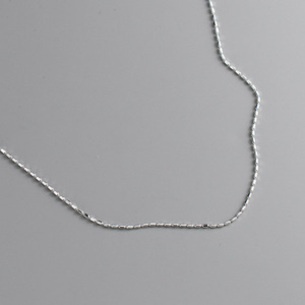 A44165 s925 sterling silver minimalist necklace