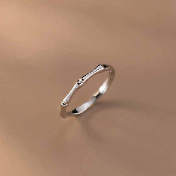 A45029 s925 sterling silver sweet dainty simple ring