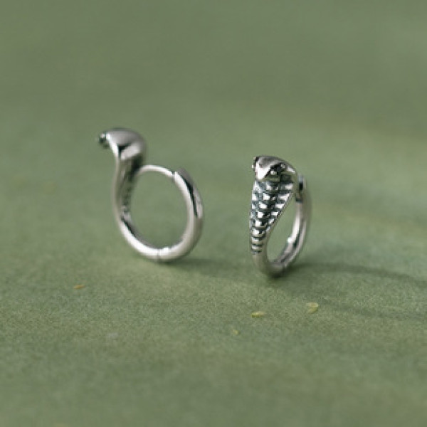 A38259 s925 sterling silver thai vintage elegant unique earrings