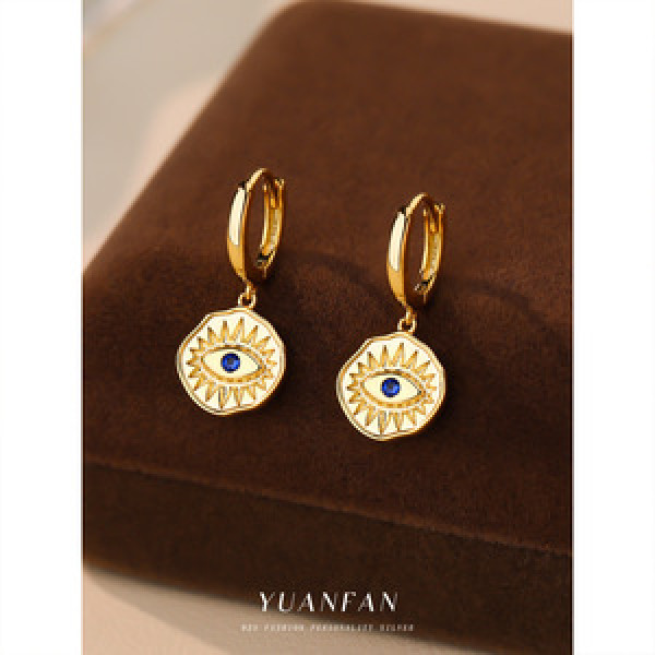 A43616 s925 sterling silver cubic zirconia unique fashion earrings