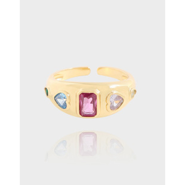 A38681 design cubic zirconia sterling silver s925 quality ring