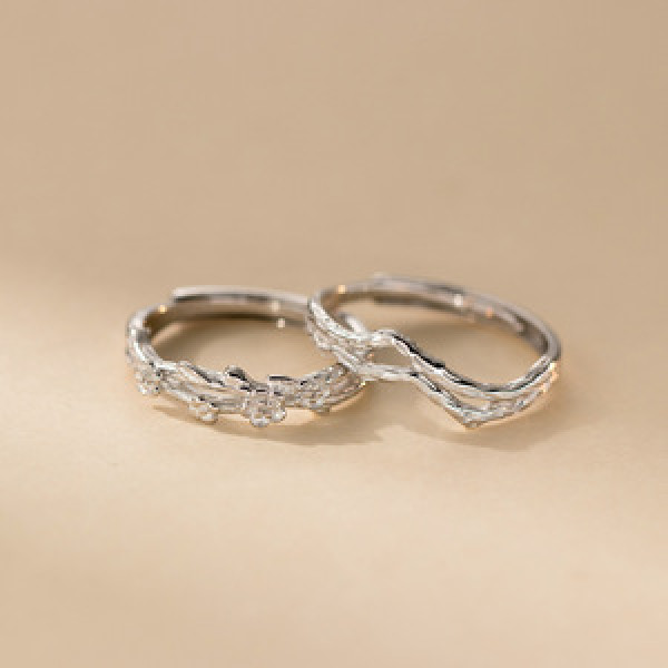 A45434 s925 sterling silver trendy sweet tree ring