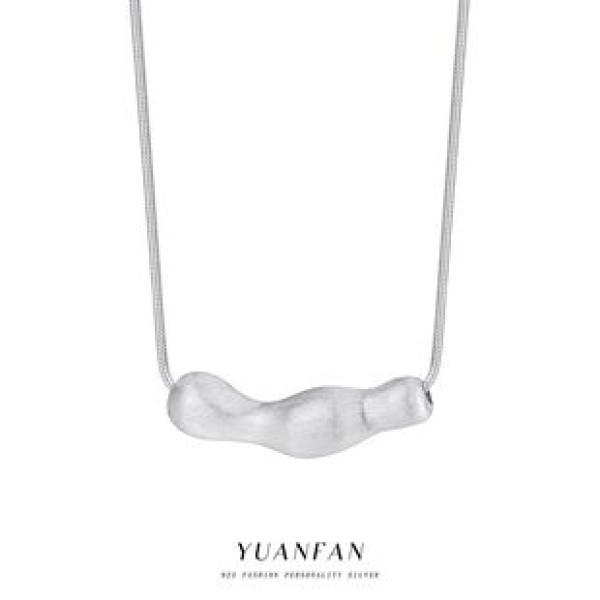A43424 s925 sterling silver design unique geometric pendant necklace
