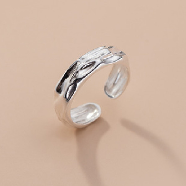 A39318 s925 sterling silver unique design ring