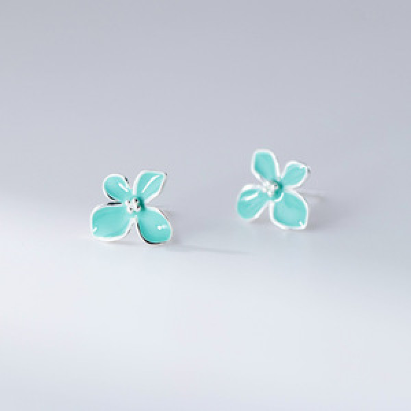 A45792 s925 sterling silver trendy sweet stud earrings