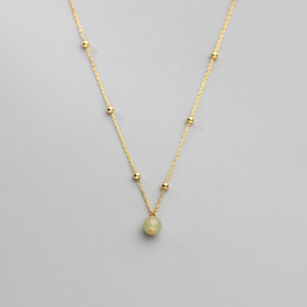 A43316 s925 silver vintage simple ethnic elegant necklace