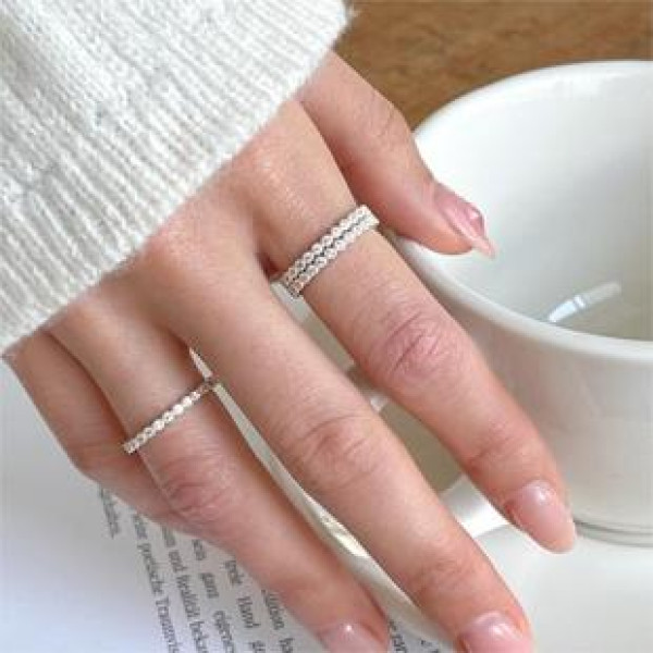 A39428 sterling silver cubic zirconia fashion design rhinestone ring