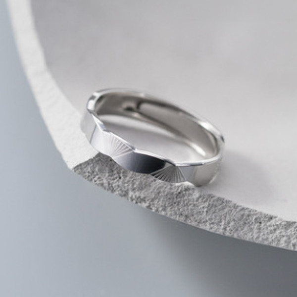 A38111 s925 sterling silver fanshape fashion unique ring