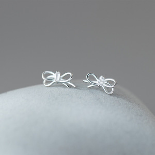A45150 s925 sterling silver sweet unique rhinestone butterfly stud earrings
