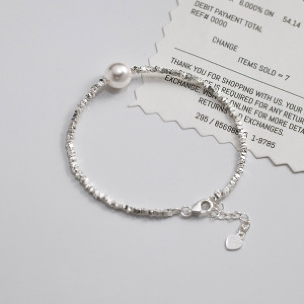 A44512 s925 sterling silver charm bracelet necklace