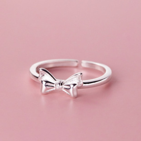 A38982 s925 sterling silver butterfly design trendy ring