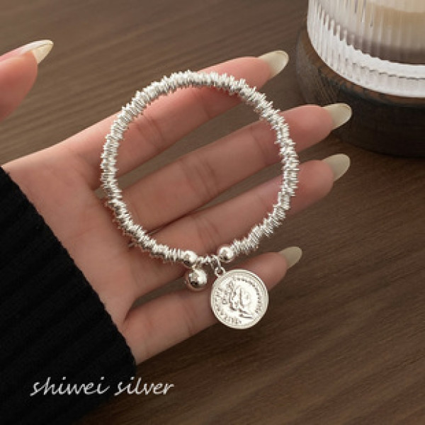 A38331 s925 sterling silver charm elegant design bracelet