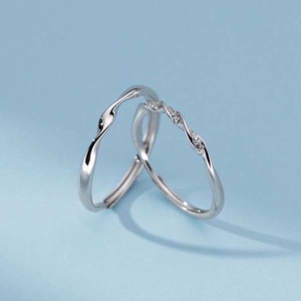 A39805 s925 sterling silver rhinestone design elegant ring