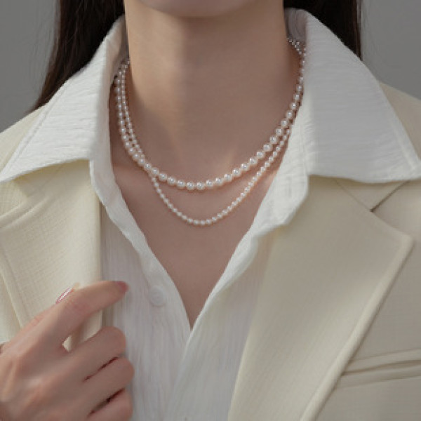 A38193 s925 sterling silver vintage design elegant necklace