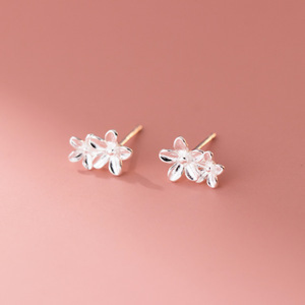 A43766 s925 sterling silver trendy sweet stud earrings
