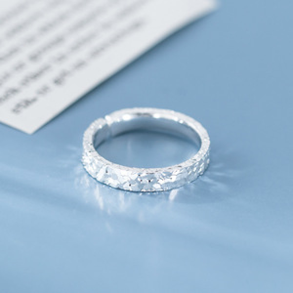 A45878 silver trendy sweet dainty simple ring