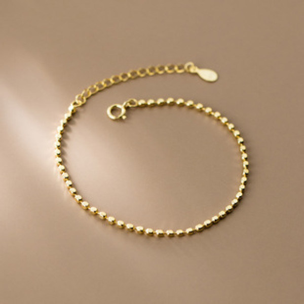 A42926 s925 silver charm elegant simple trendy square geometric bracelet