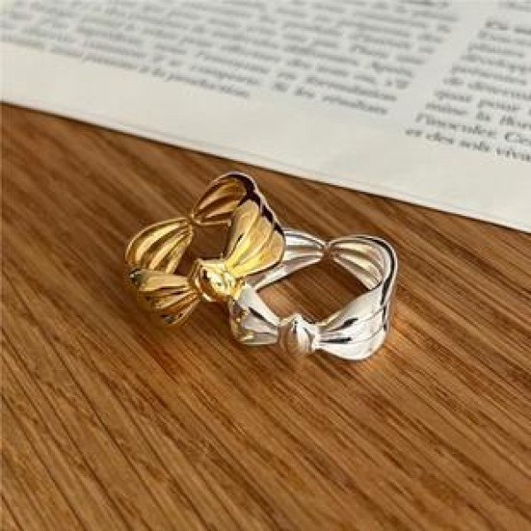A37658 sterling silver butterfly unique ring