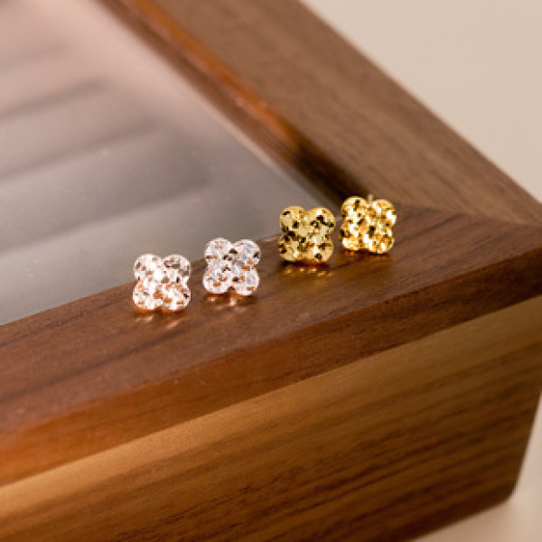 A42712 s925 sterling silver stud sweet earrings