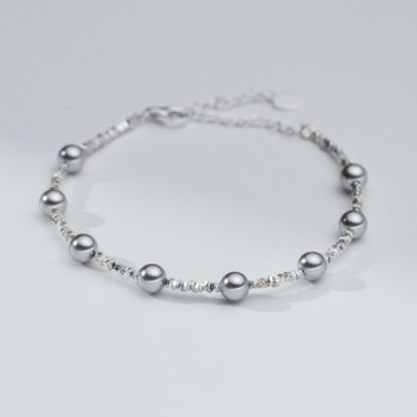 A40227 s925 sterling silver charm design elegant bracelet