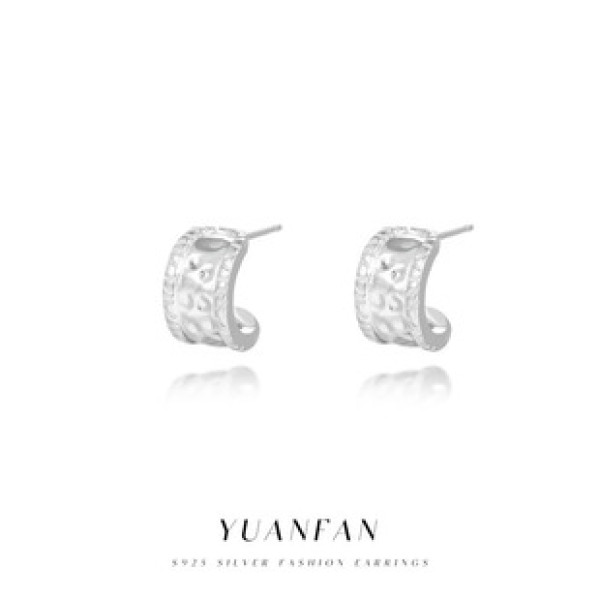 A43418 s925 sterling silver design quality stud unique earrings
