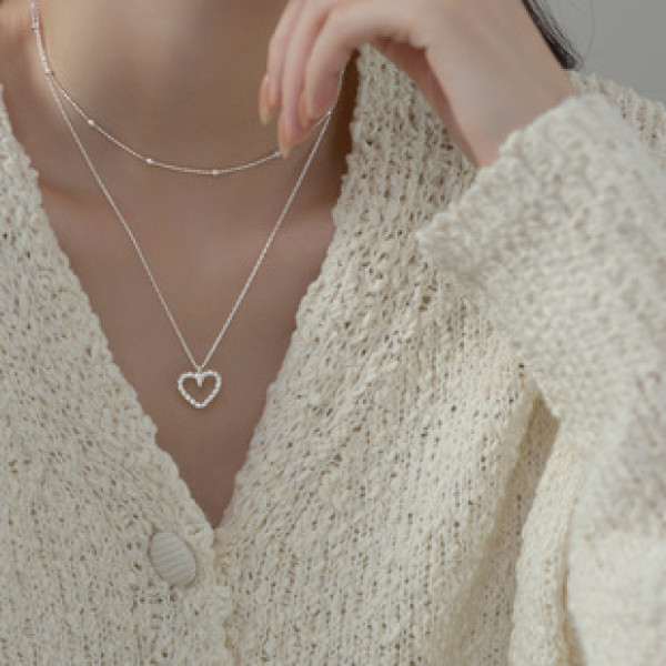 A39242 s925 sterling silver necklace