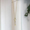 A31355 925 sterling silver key necklace