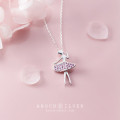 A35236 s925 sterling silver sweet necklace