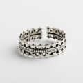 A32487 s925 sterling silver sterling silver adjustable stars silver trendy ring