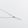 A31427 s925 sterling silver star silver chic unique silver necklace