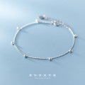 A36480 s925 sterling silver charm fashion simple chic chain trendy bracelet