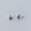 A44209 s925 silver rhinestone sweet earrings