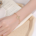 A32905 s925 sterling silver simple sweet chic cute small bracelet