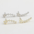 A33103 s925 sterling silver starlight trendy silver earrings