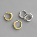 A37392 s925 sterling silver minimalist earrings unique earrings