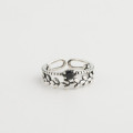 A32512 s925 sterling silver simple silver chic silver ring