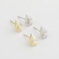 A32748 s925 sterling silver triangle chic silver earrings