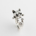 A32508 s925 sterling silver vintage silver adjustable trendy silver ring