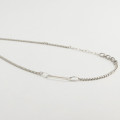 A31402 big s925 sterling silver pendant vintage trendy silver chic necklace