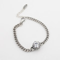 A32922 s925 sterling silver rhinestone chic vintage silver trendy silver bracelet