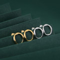 A32758 s925 sterling silver uniquechic irregular earrings