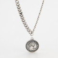 A31404 s925 sterling silver vintage chic silver necklace