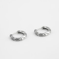 A32795 s925 sterling silver trendy vintage silver earrings