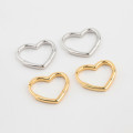 A32789 s925 sterling silver chic heart silver earrings