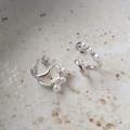 A32769 s925 sterling silver pearl earrings